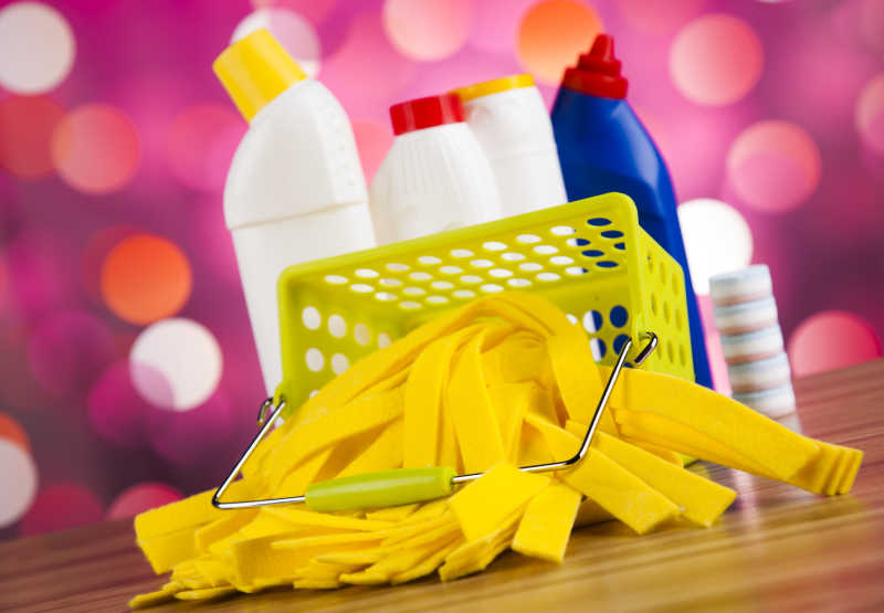 清理家里污漬的設備圖片素材